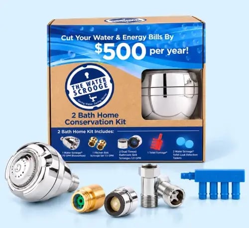 2 Bath Kit with Shower Head