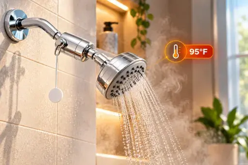 Hot Water Reaches the Shower